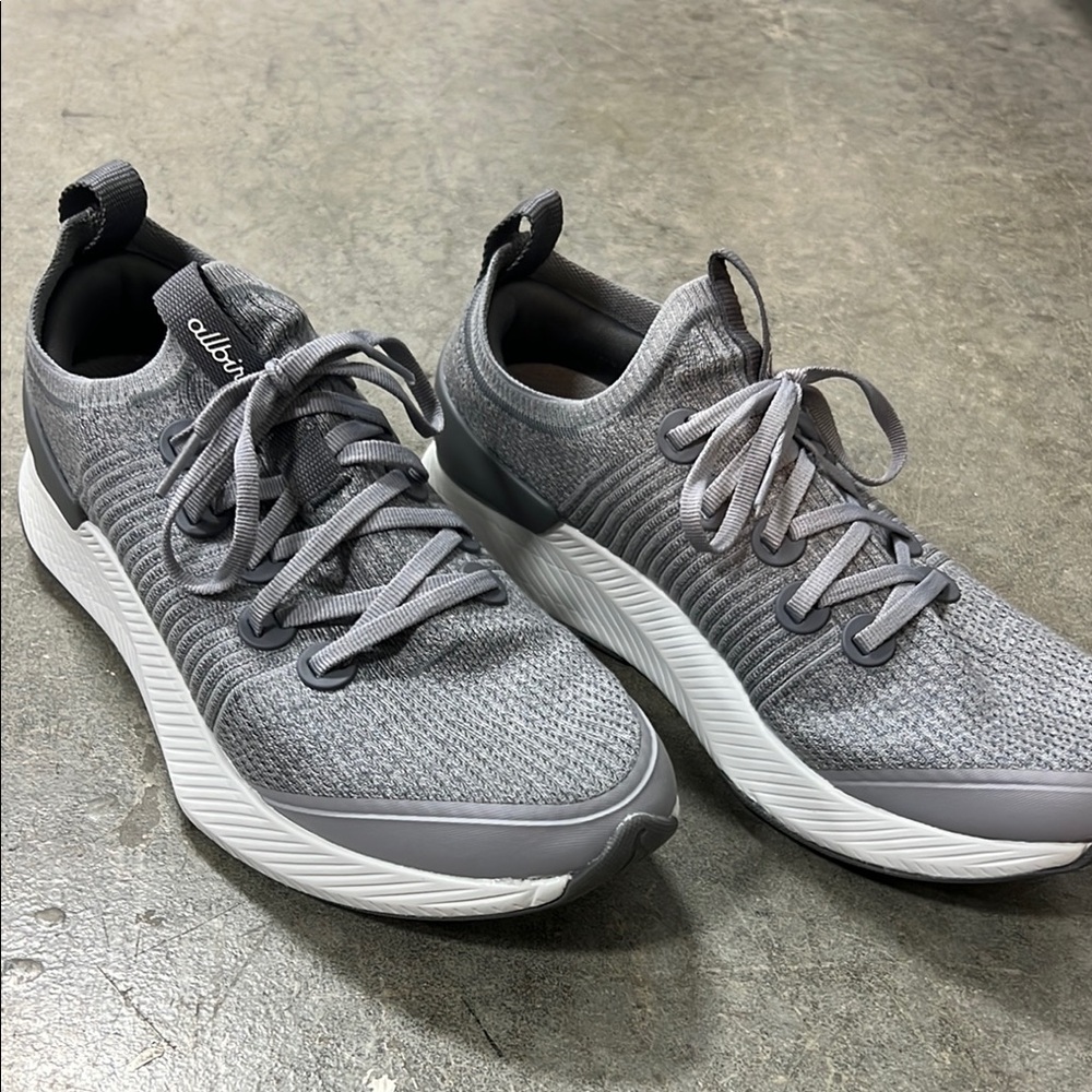 LN Women’s Allbirds Tree Glider Charcoal Knit Running Shoes - WORN ONCE sz 10.5